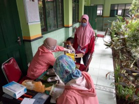Pelaksanaan Bulan Imunisasi Anak Sekolah ( BIAS ) dan Penjarkes di 12 Sekolah Dasar  12 Agustus - 3 Sepetember di Kecamatan Wirobrajan 2020